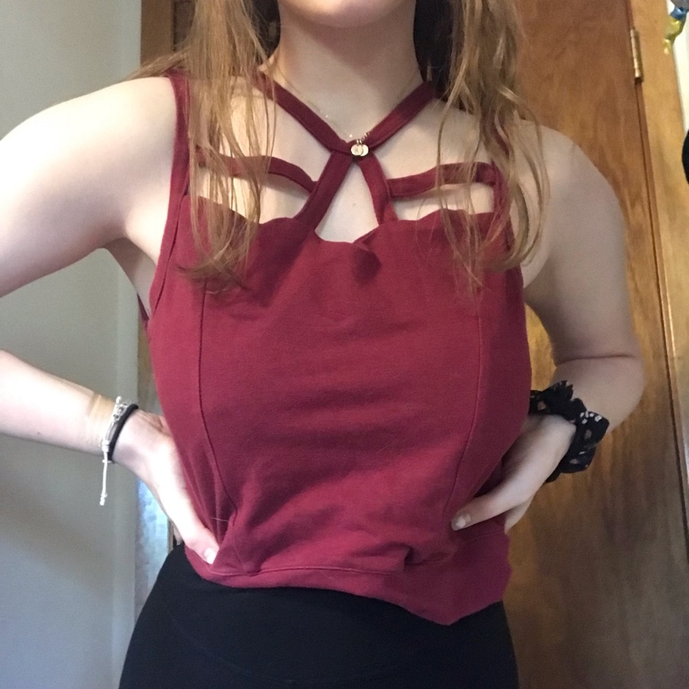 Rue21 burgundy top